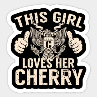 CHERRY Sticker